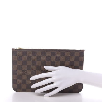 Louis Vuitton Damier Ebene Neverfull MM GM Pochette 2 of 7