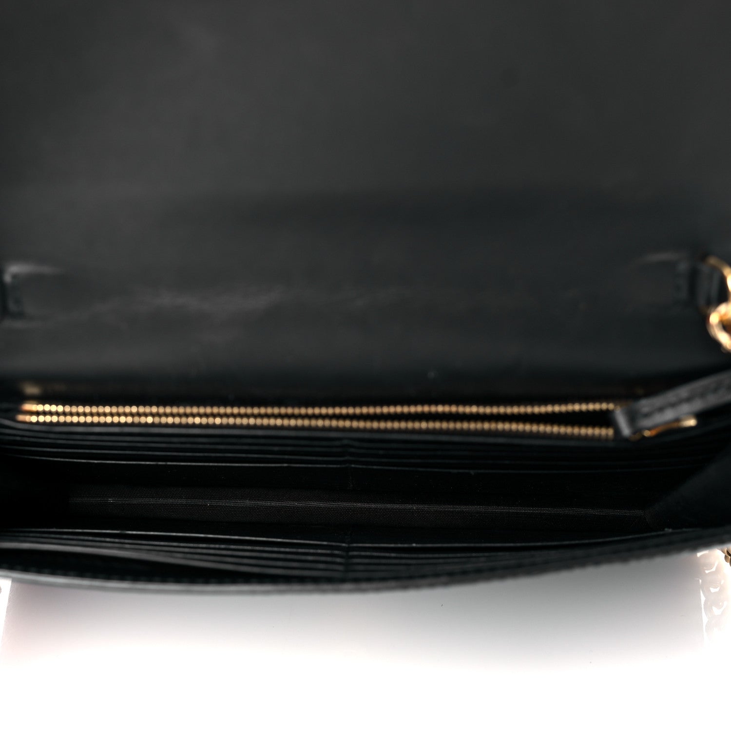 Gucci Guccissima Icon Chain Wallet Black 6 of 11