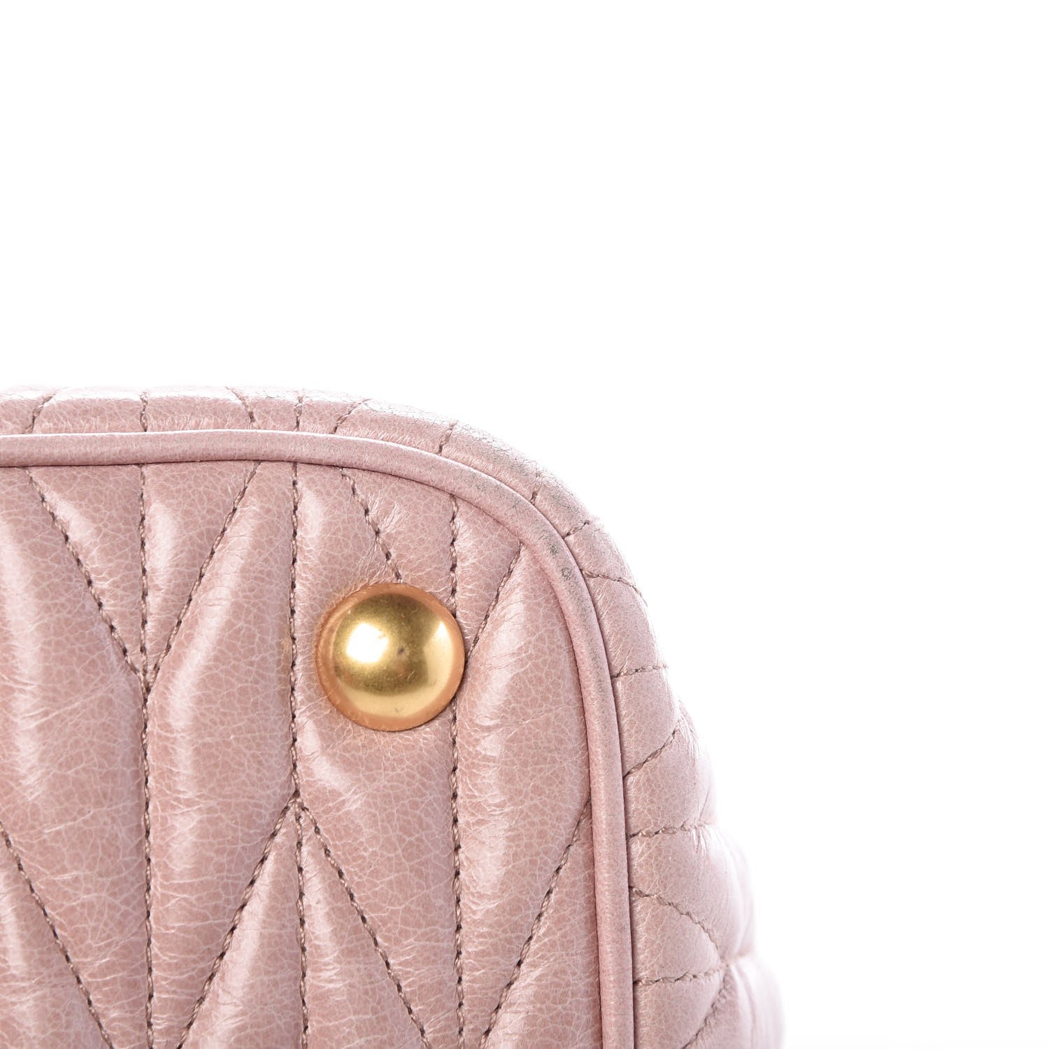 Miu Miu Vitello Shine Trapu Tote Mughetto 14 of 15