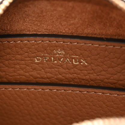 Delvaux Taurillon Soft Nano Cool Box Satchel Vegetal Ivory 6 of 9