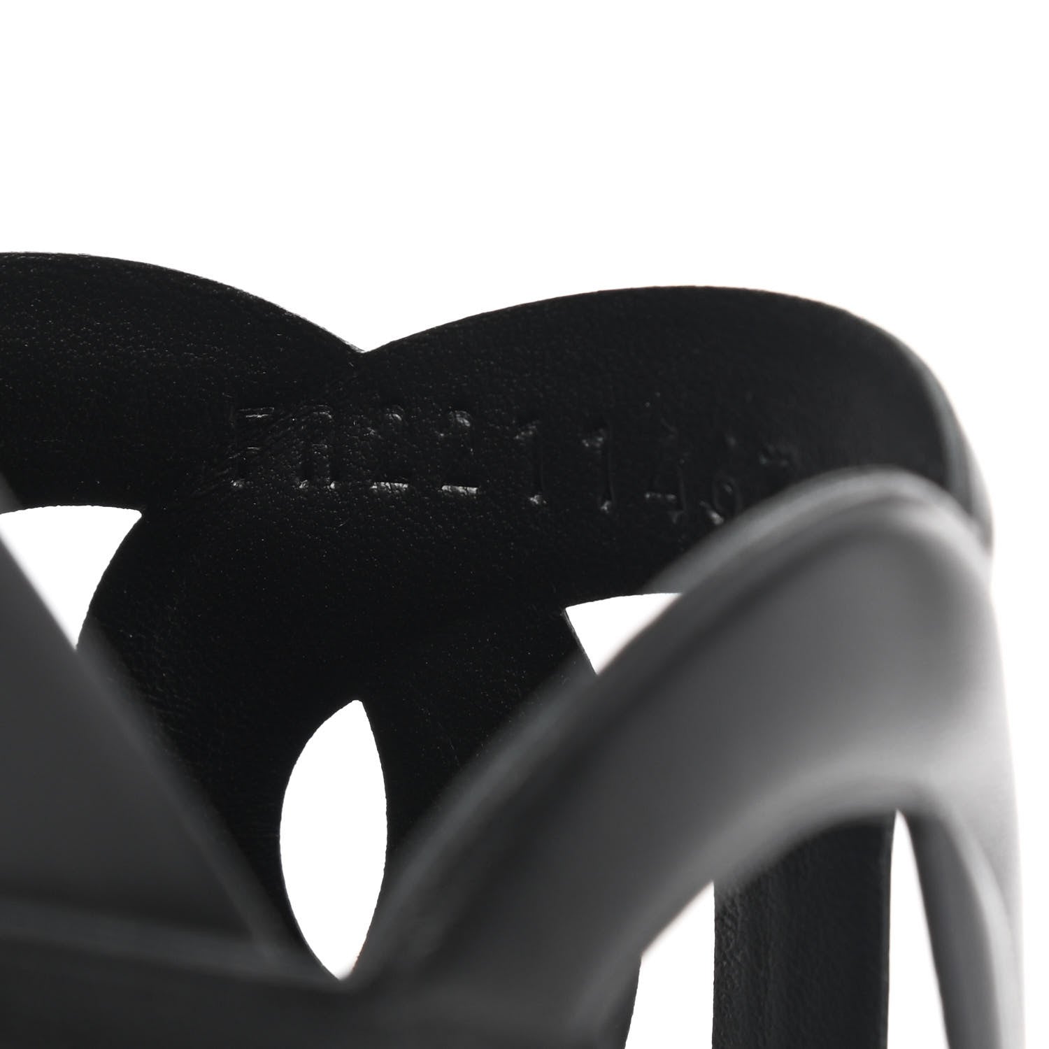 Hermes Nappa Extra Sandals 38 Black 8 of 10