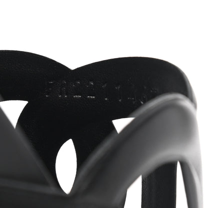 Hermes Nappa Extra Sandals 38 Black 8 of 10