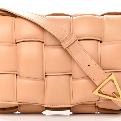 Bottega Veneta Nappa Maxi Intreccio Padded Cassette Crossbody Bag Almond 7 of 10