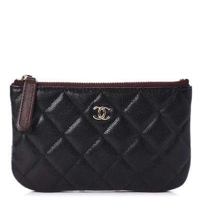 Chanel Caviar Quilted Small Cosmetic Case Black 1 of 9