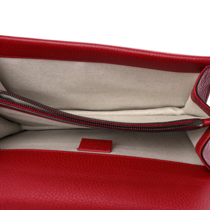 Gucci Dollar Calfskin Swarovski Crystal Small Dionysus Shoulder Bag Hibiscus Red 6 of 11