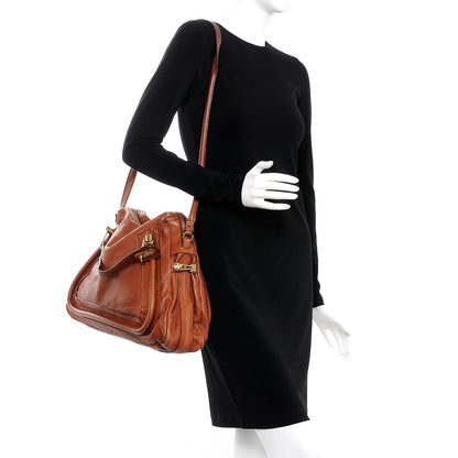Chloe Calfskin Large Paraty Muscade 2 of 26