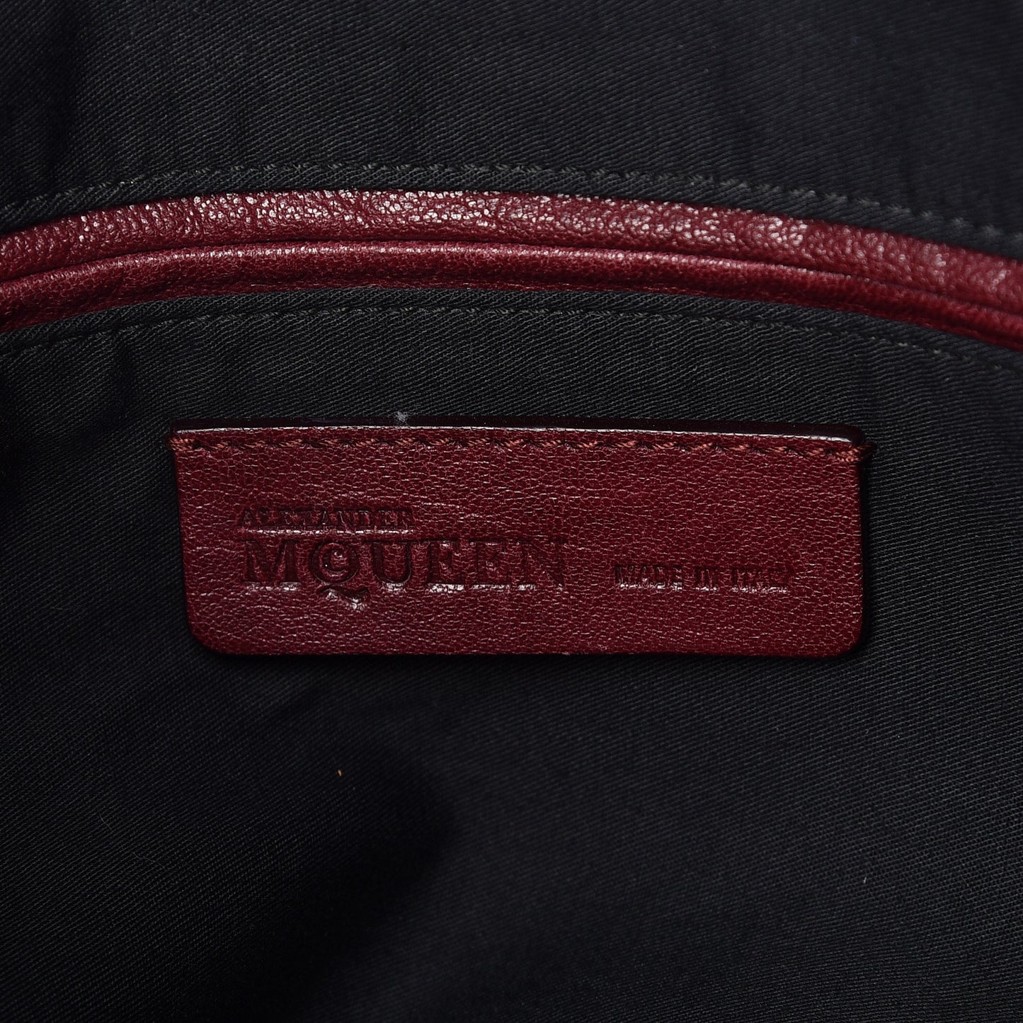 Suede Mini De Manta Tote Oxblood
