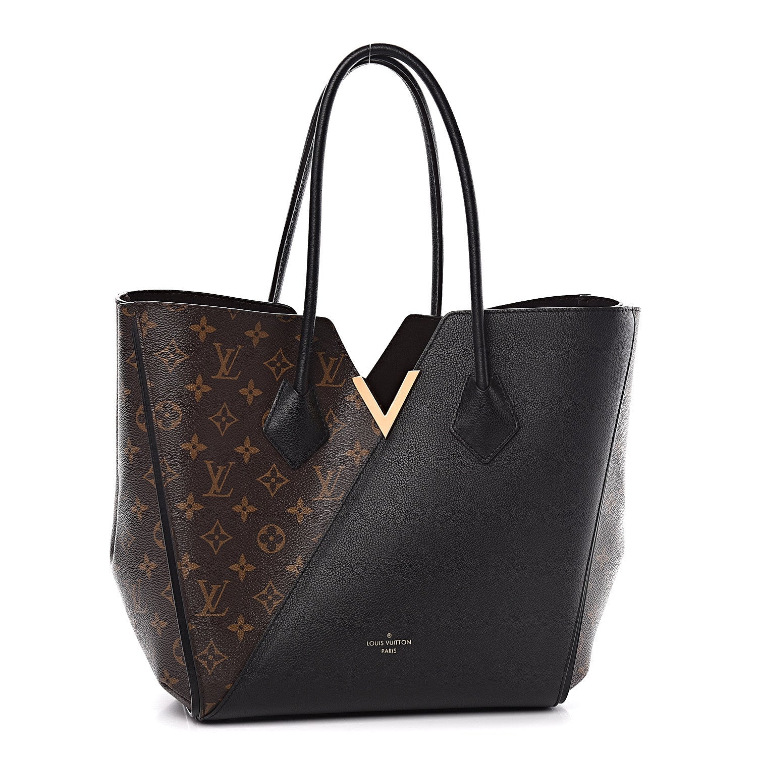 Louis Vuitton Calfskin Monogram Kimono Tote Black 1 of 9
