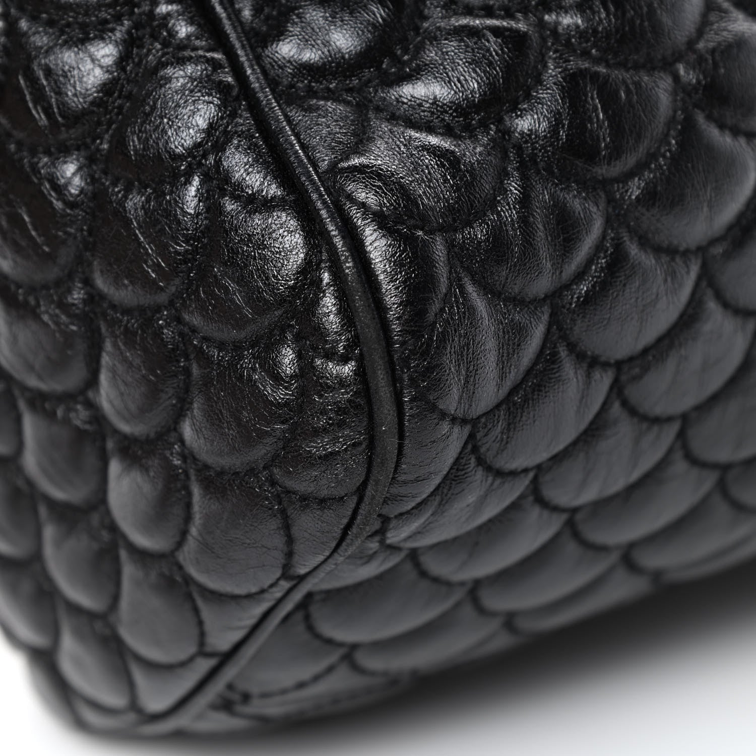 Dolce & Gabbana Calfskin Quilted Extra Large Miss Sicily Satchel Black 11 of 13