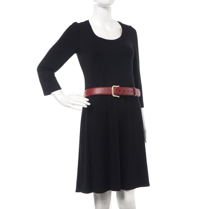 Gucci Soft Microguccissima Margaux Calfskin Belt 90 36 Rosso 2 of 6