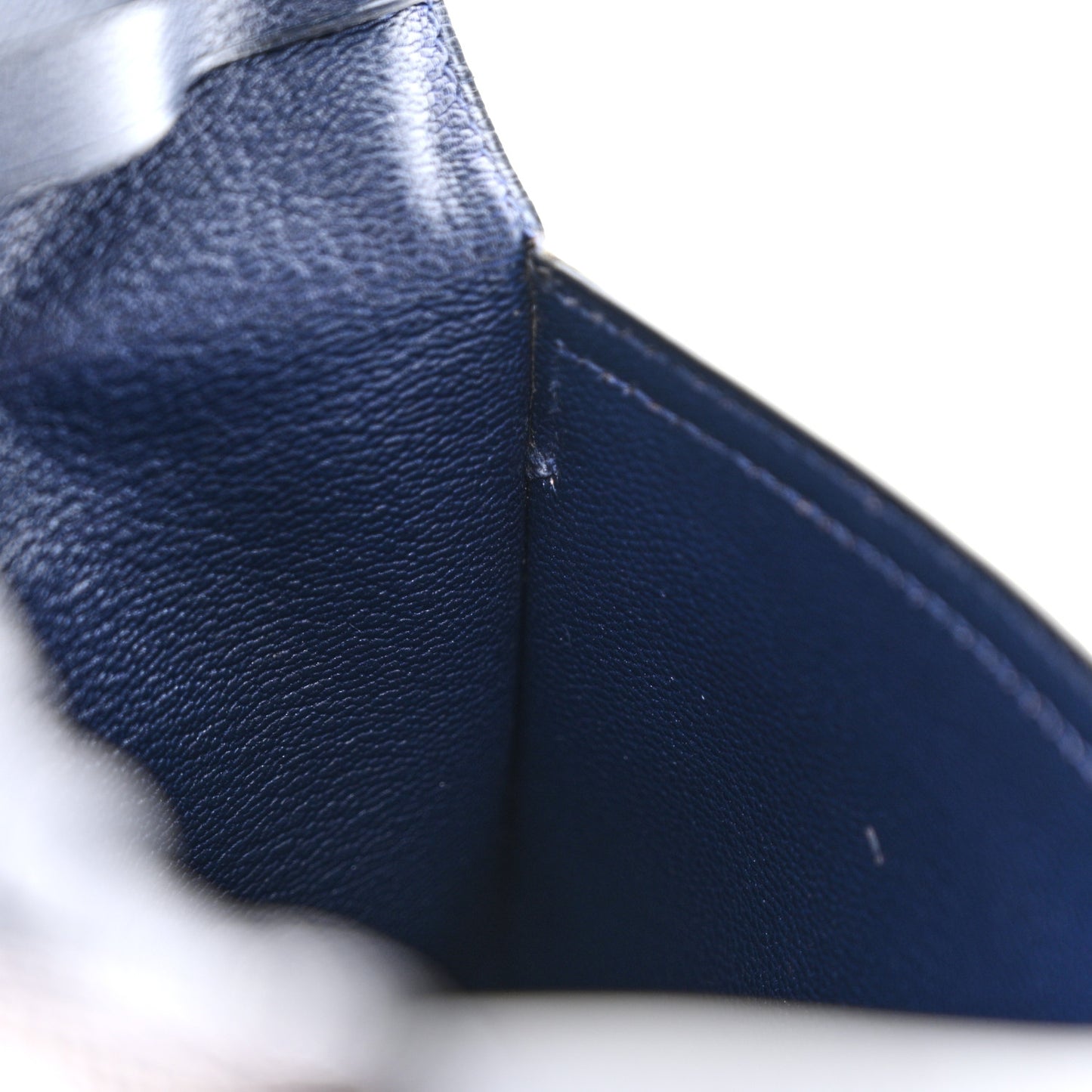 Lizard Bearn Gusset Wallet Bleu Saphir