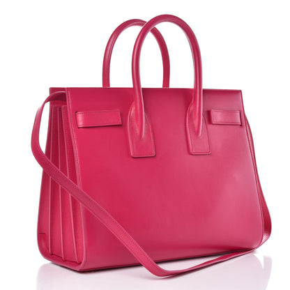 Saint Laurent Calfskin Small Sac De Jour Bubblegum 3 of 11