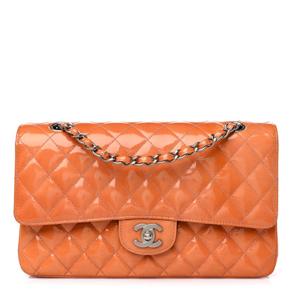 Chanel Patent Quilted Medium Double Flap Fuchsia 1 of 22