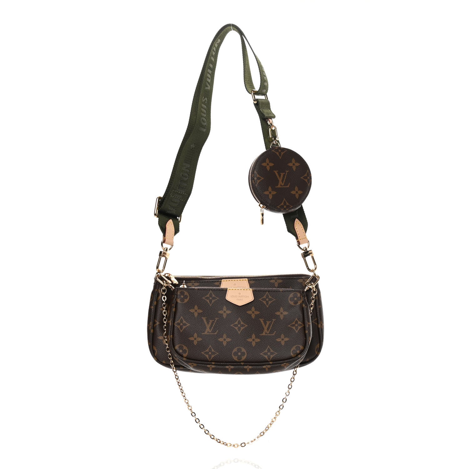 Louis Vuitton Monogram Multi Pochette Accessories Kaki 1 of 10