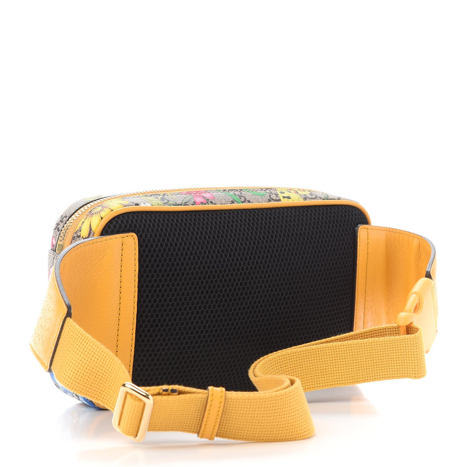 Gucci GG Supreme Monogram Flora Medium Ophidia Belt Bag Beige Multicolor Crop 3 of 9