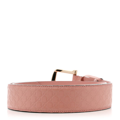 Gucci Soft Microguccissima Margaux Calfskin Belt 90 36 Soft Pink 2 of 5