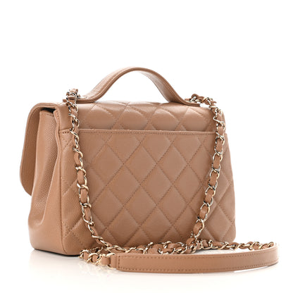 Chanel Caviar Quilted Medium Business Affinity Flap Beige 2 of 9