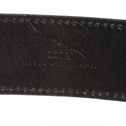 Gucci Leather Interlocking G Belt 90 36 Black 5 of 5