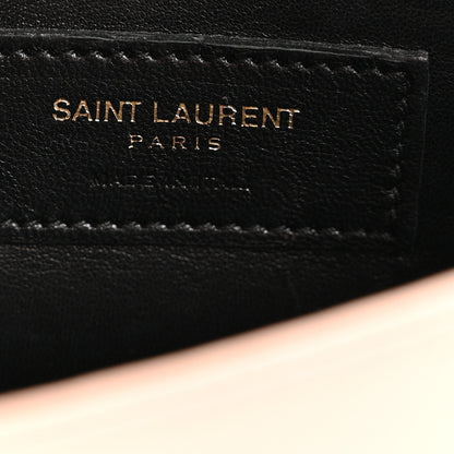 Saint Laurent Grain De Poudre Small Monogram Kate Satchel Pale Blush 6 of 15