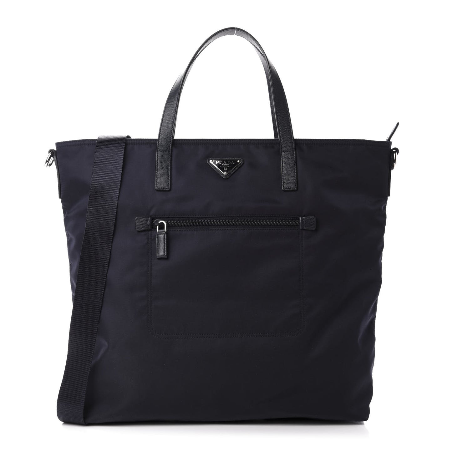 Tessuto Nylon Saffiano Vela Tote Baltico