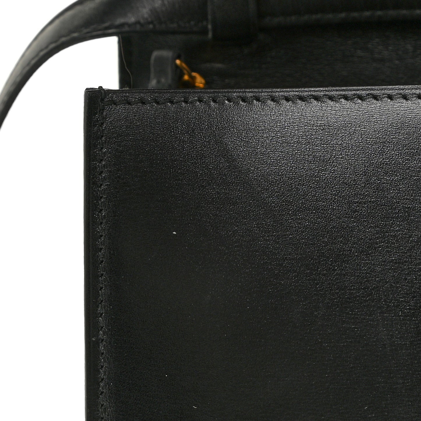 Box Calfskin Medium Classic Box Flap Bag Black