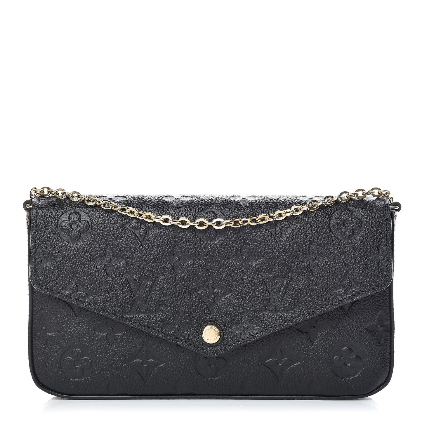 Empreinte Pochette Felicie Chain Wallet Black