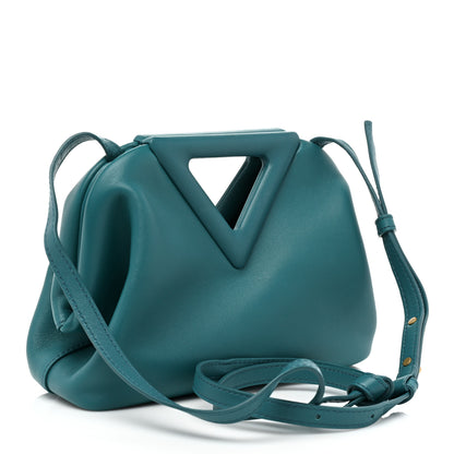 Bottega Veneta Calfskin Small The Point Triangle Bag Mallard 2 of 13