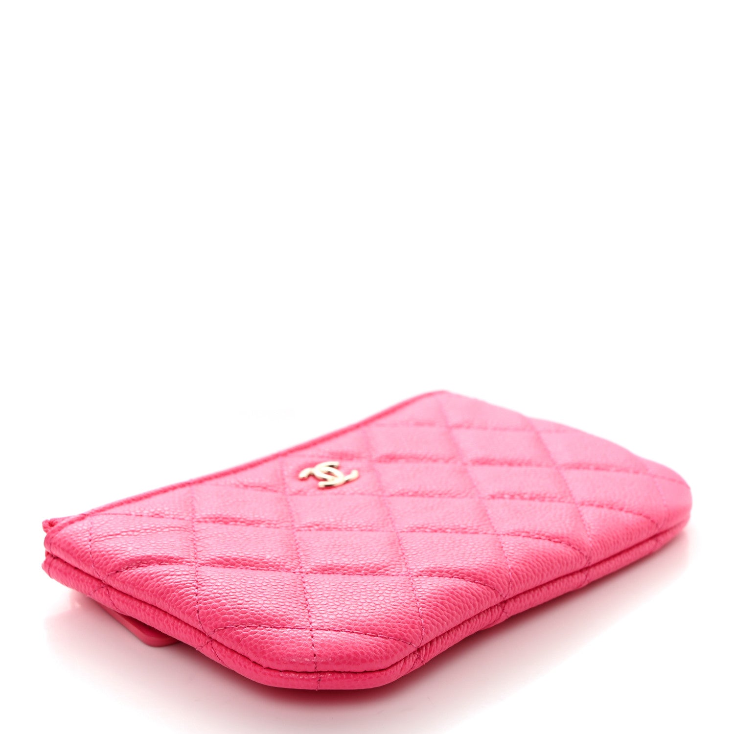 Chanel Caviar Quilted Small Cosmetic Case Fuchsia 4 of 8