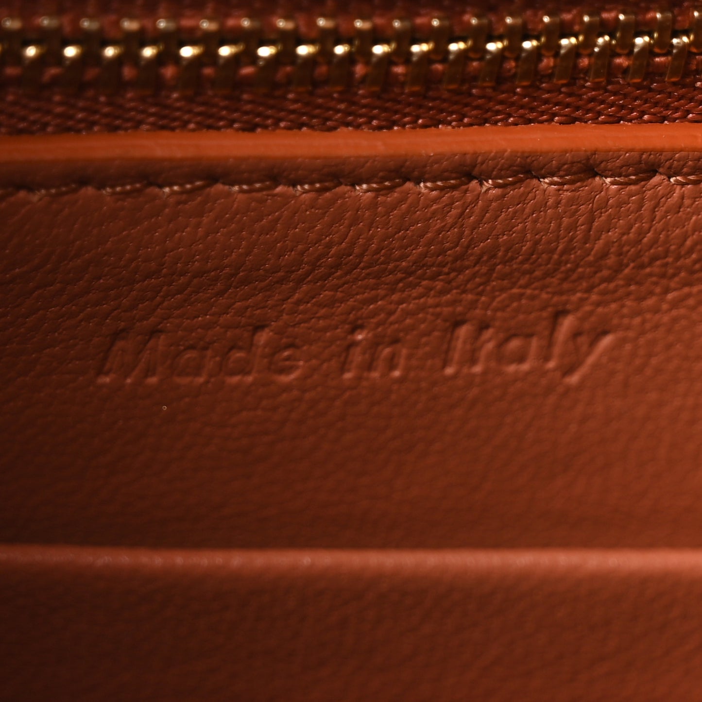 Supersoft Calfskin Small Trotteur Terracotta