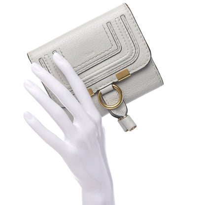 Chloe Grained Calfskin Marcie Square Wallet Atoll Blue 2 of 10