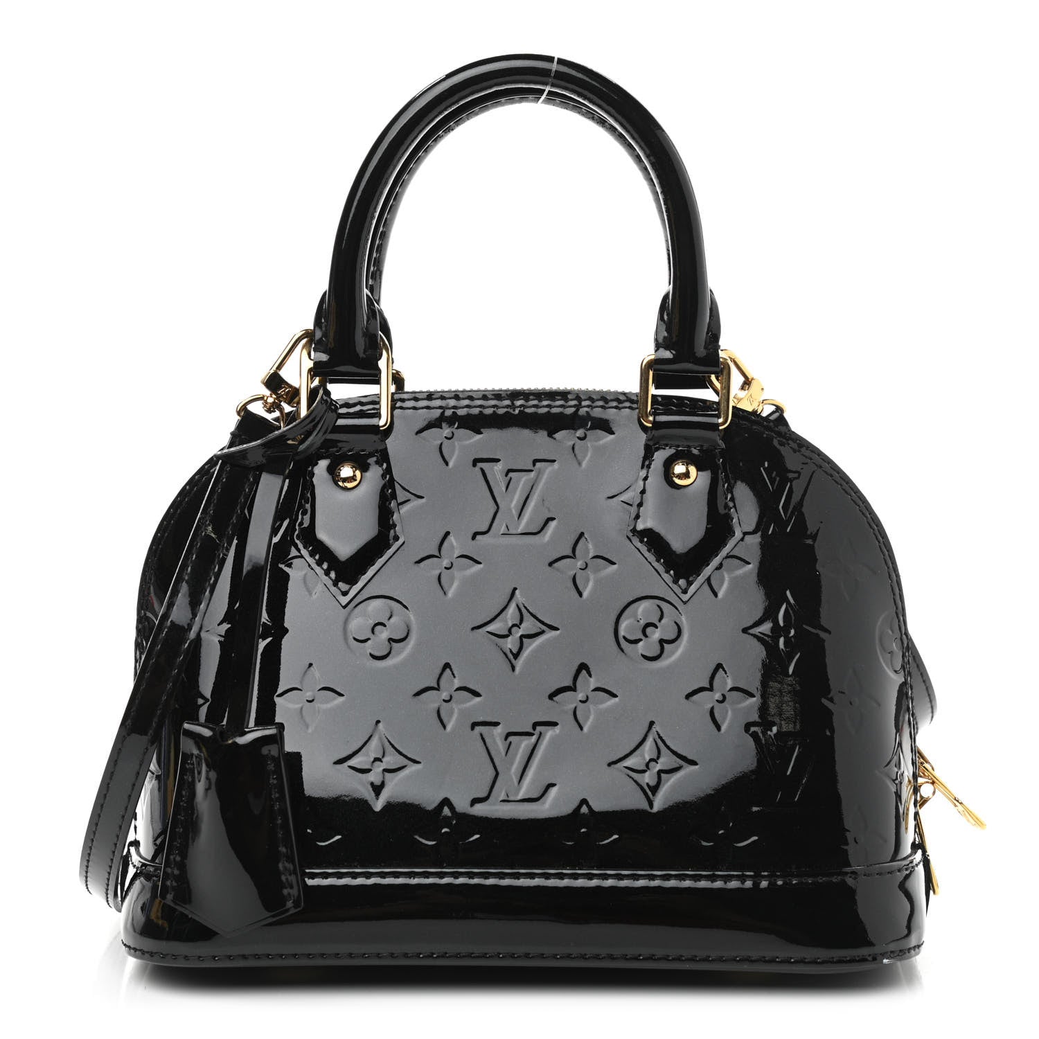 Louis Vuitton Vernis Alma BB Noir Magnetique 1 of 11