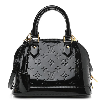 Louis Vuitton Vernis Alma BB Noir Magnetique 1 of 11