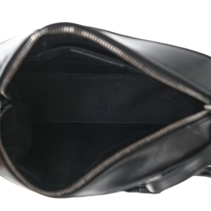 Saint Laurent Calfskin Matelasse Monogram Lou Camera Bag Black 5 of 10