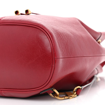 Gucci Piuma Lux Energy Medium Re(Belle) Convertible Bucket Bag Hibiscus Red 11 of 11