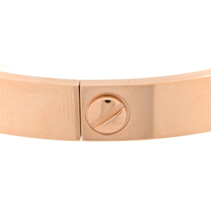 Cartier 18K Pink Gold LOVE Bracelet 19 5 of 6