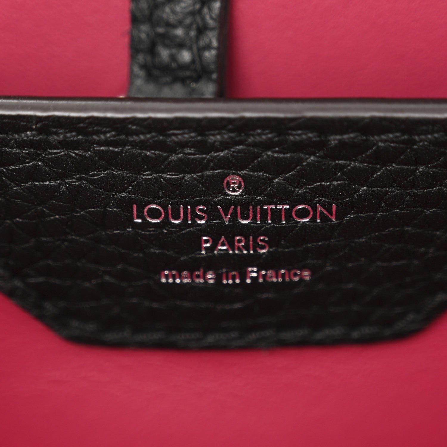Louis Vuitton Taurillon Snakeskin Capucines PM Black 6 of 11