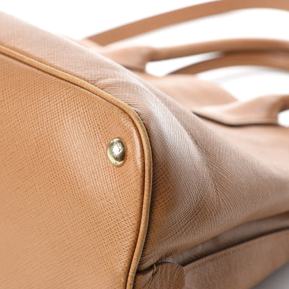 Prada Saffiano Cuir Open Promenade Tote Caramel 17 of 28