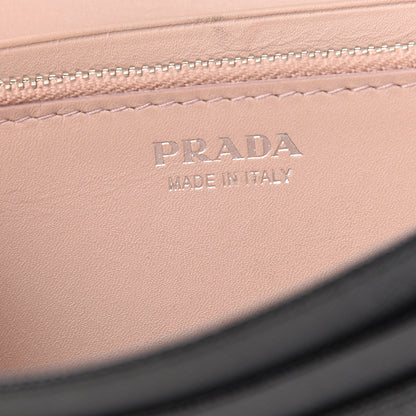 Prada Saffiano Continental Flap Wallet Black 6 of 7