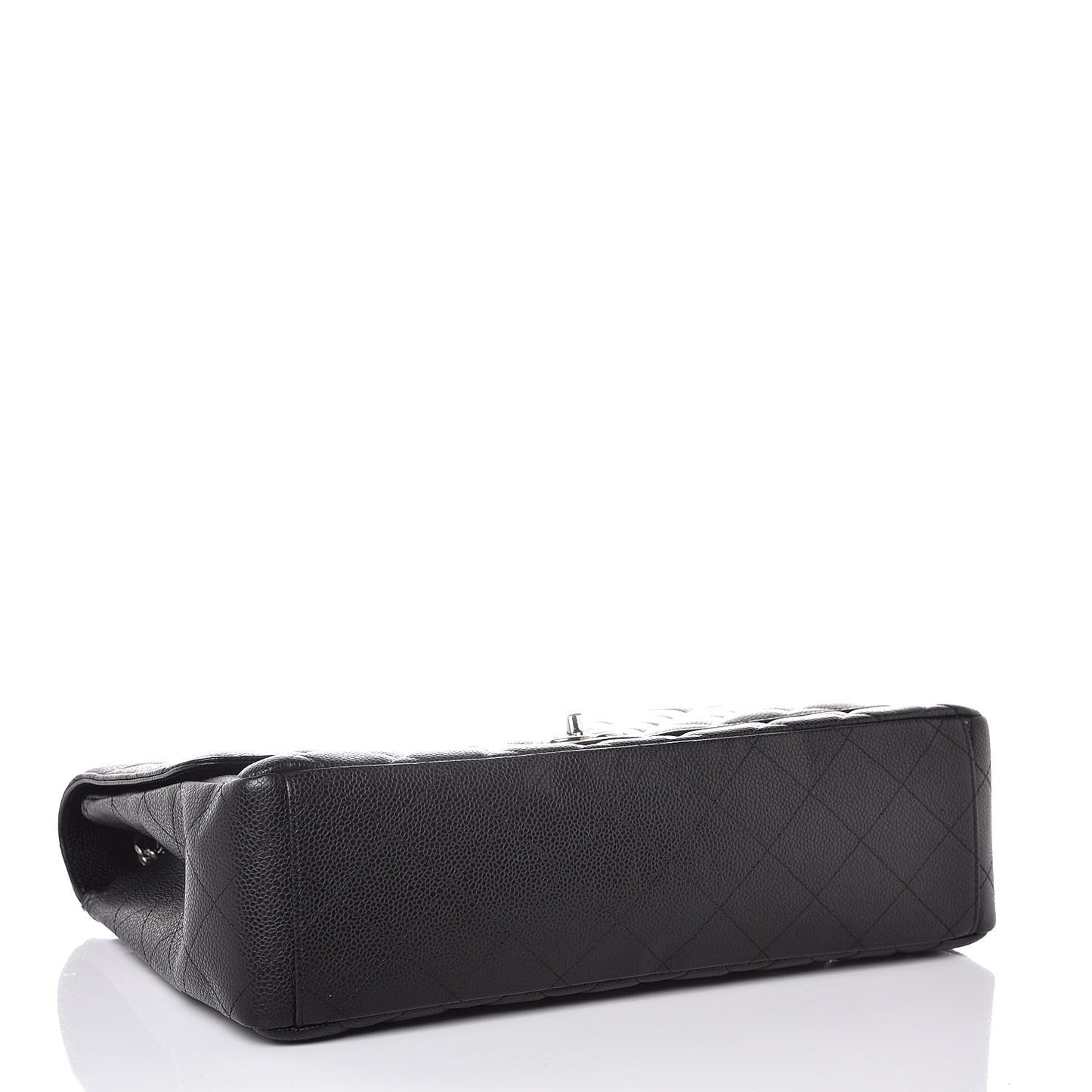 Caviar Quilted Maxi Single Flap Black