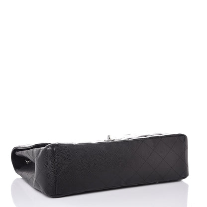 Chanel Caviar Quilted Maxi Single Flap Black 5 of 8