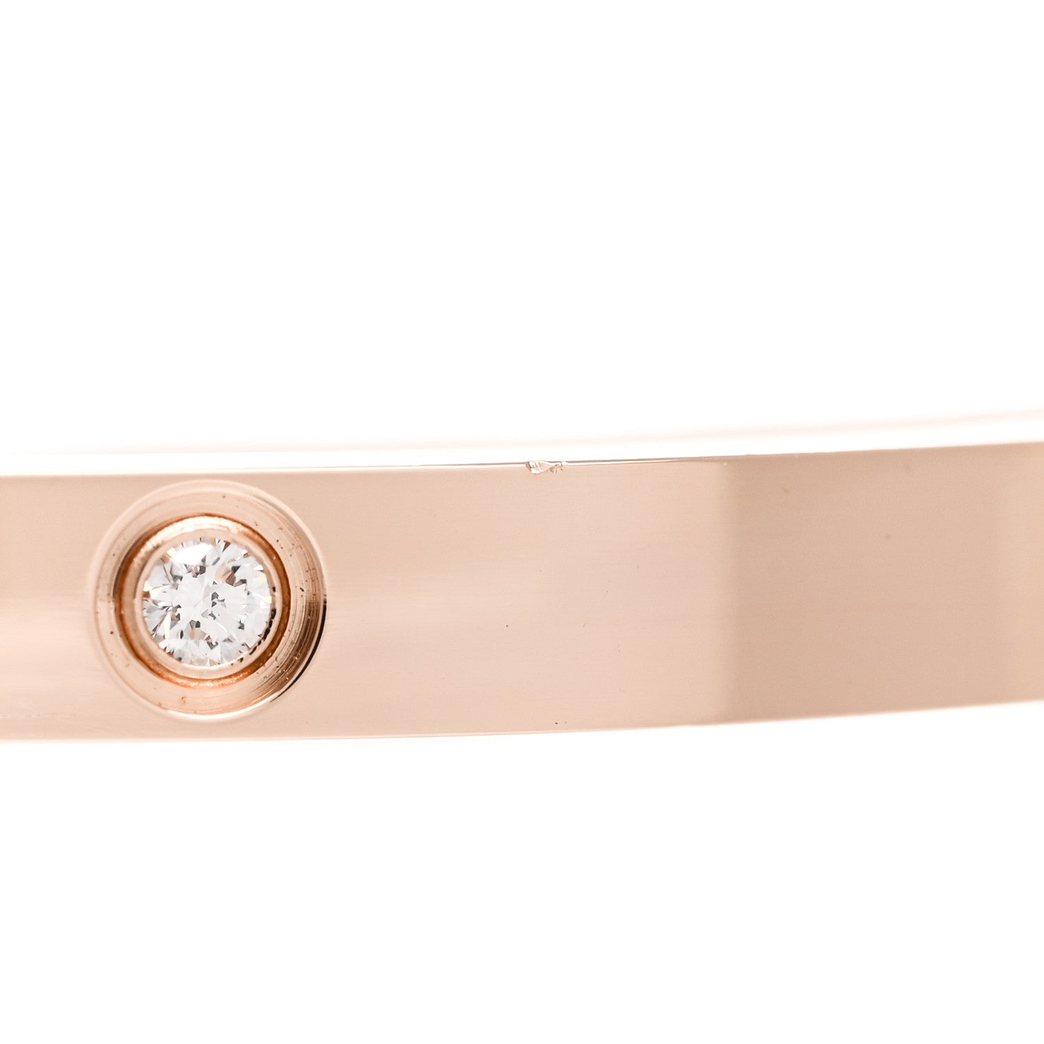 Cartier 18K Pink Gold 10 Diamond Small LOVE Bracelet 16 4 of 4