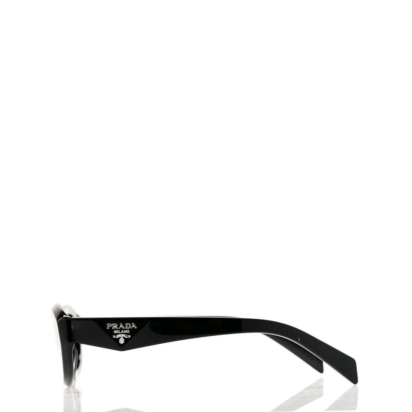 Acetate Oval Sunglasses SPR 26Z Black