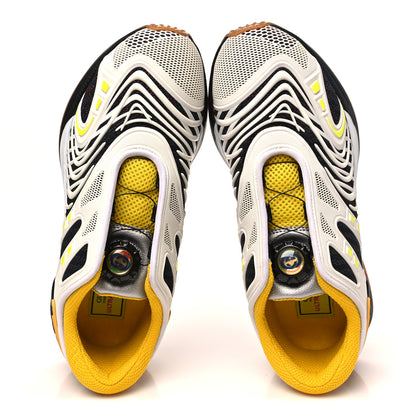 Gucci Fabric Womens Ultrapace R Mid Top Sneakers 39.5 White Yellow 2 of 8