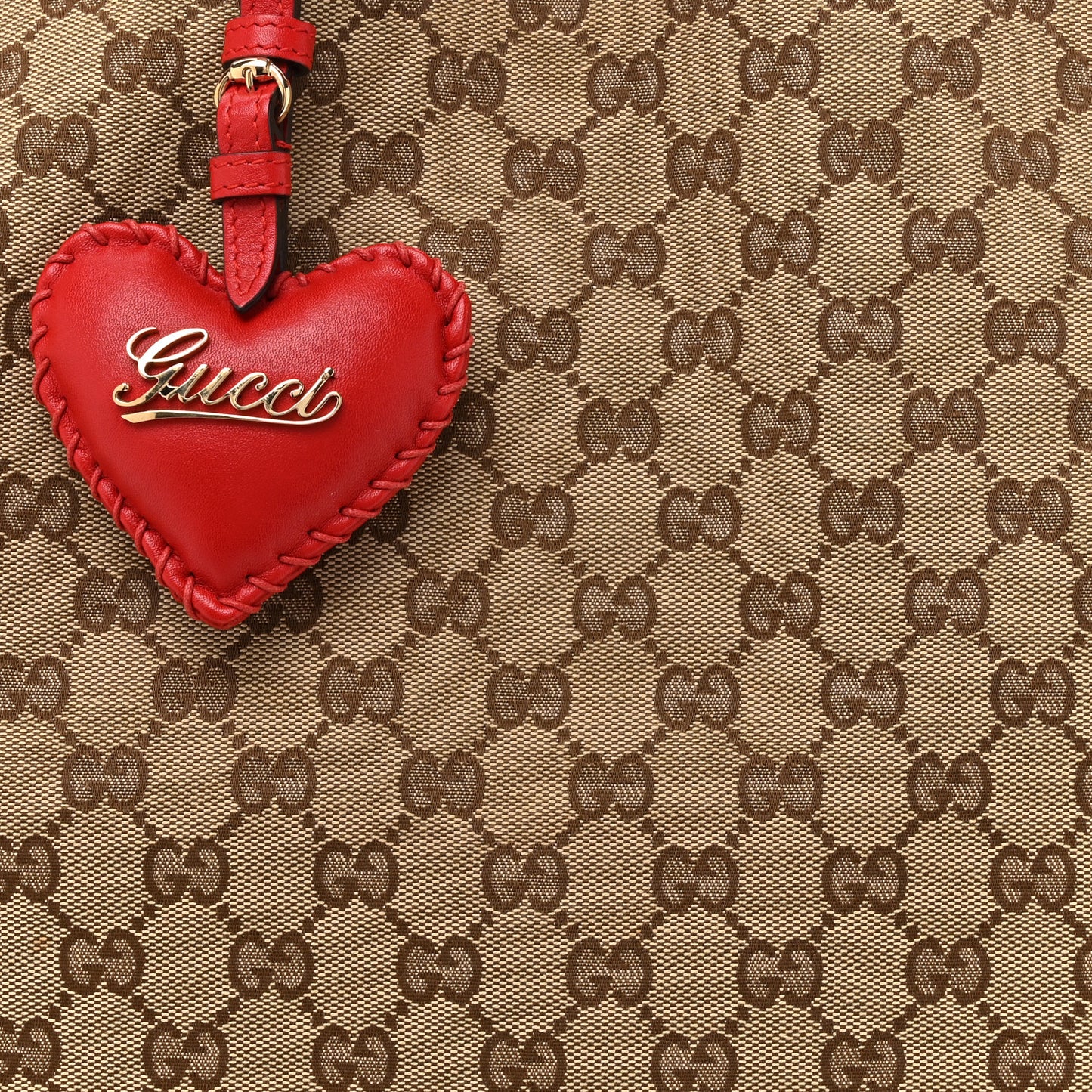 Monogram Medium Valentine Top Handle Bag Red