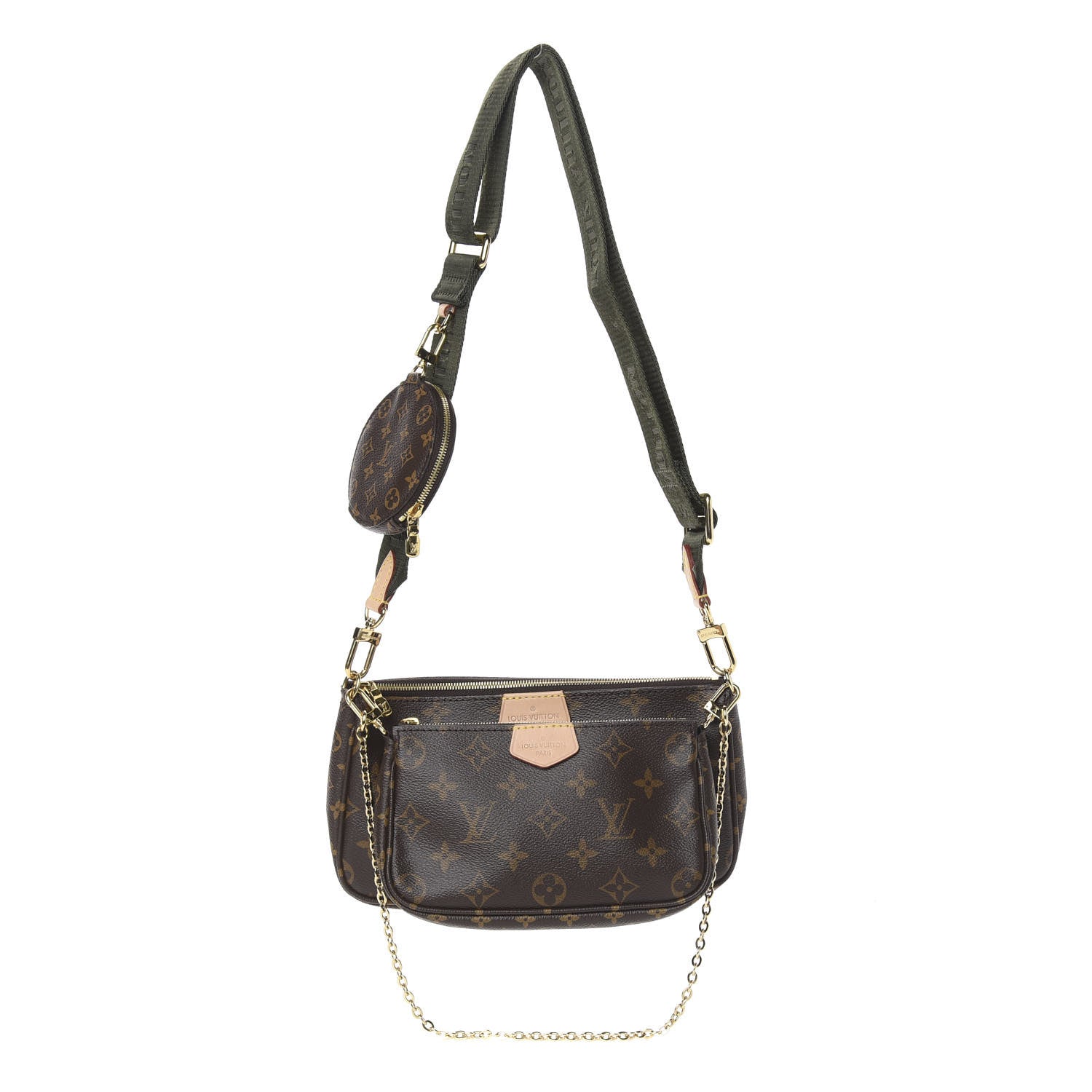 Louis Vuitton Monogram Multi Pochette Accessories Kaki 1 of 12