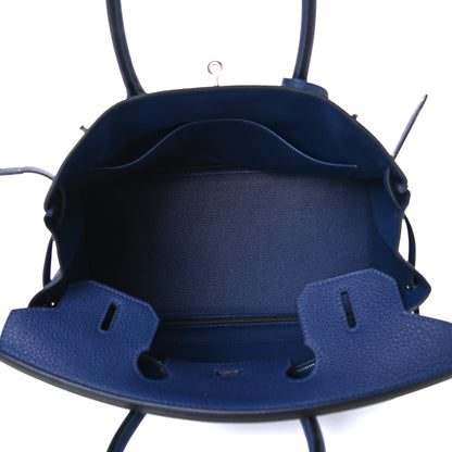 Hermes Togo Birkin 30 Bleu Saphir 5 of 10