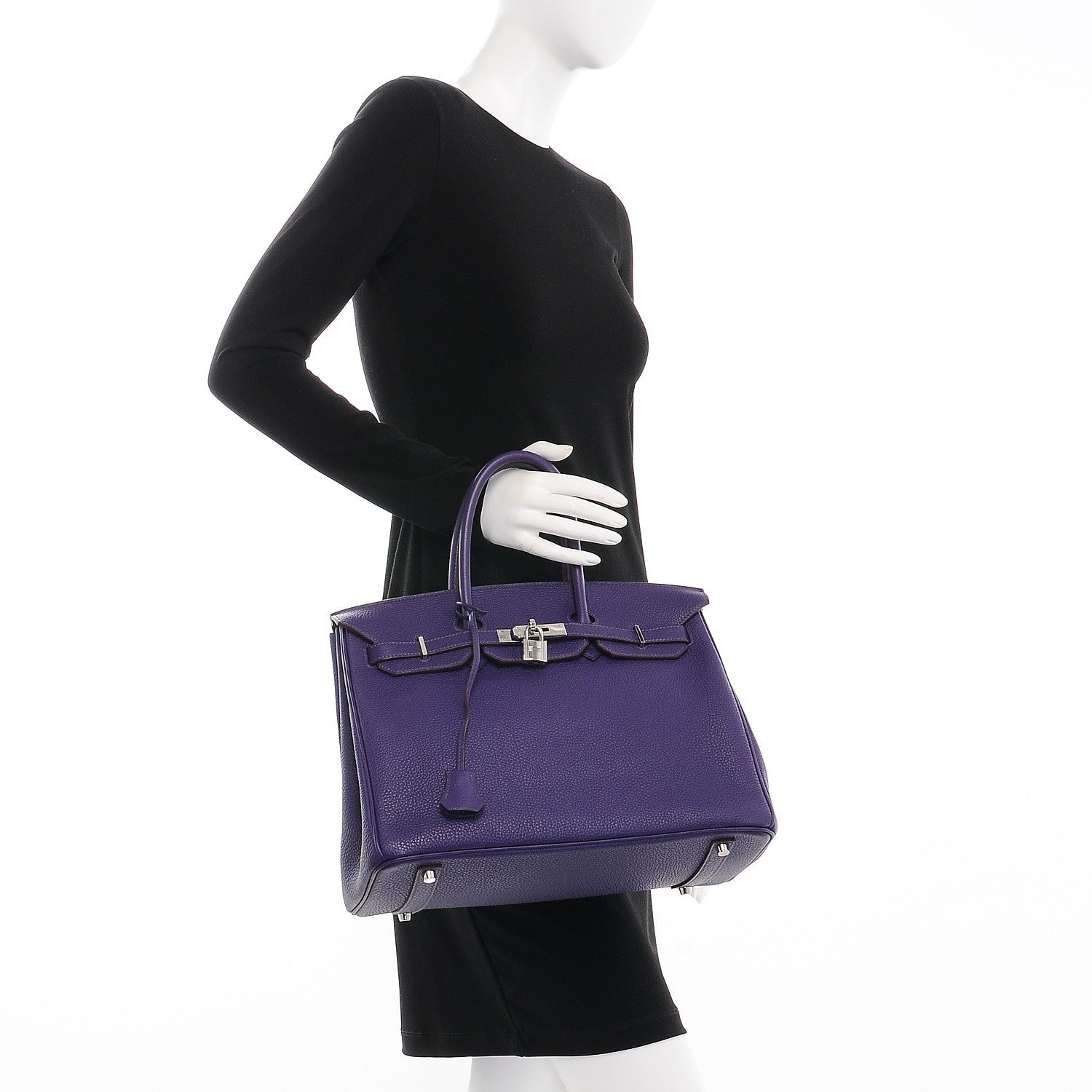Hermes Togo Birkin 35 Iris 2 of 26