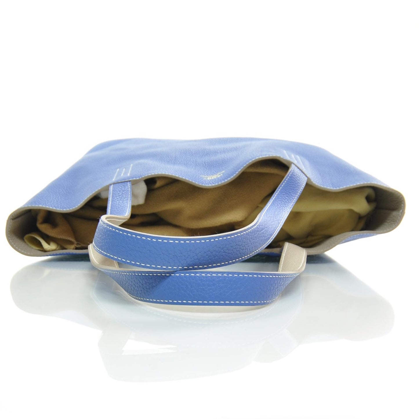 Taurillon Clemence Double Sens Reversible Tote Mykonos Etoupe
