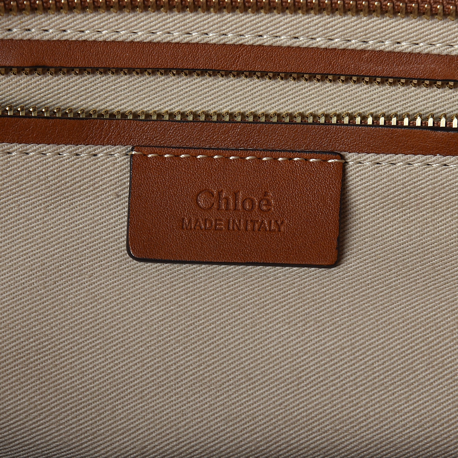 Chloe Smooth Calfskin Suede Medium Myer Double Carry Bag Caramel 5 of 7