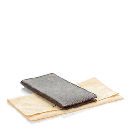 Louis Vuitton Monogram Porte Valeurs Checkbook Wallet 4 of 8